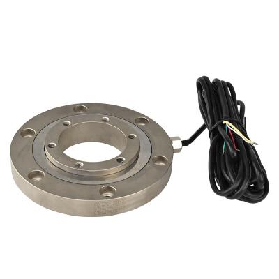 China Force Gauge 0-500-5000kg LFC-120M Alloy Steel Ring/Wheel Spoke Round Shape Force Sensor Load Transducer Load Cell for sale