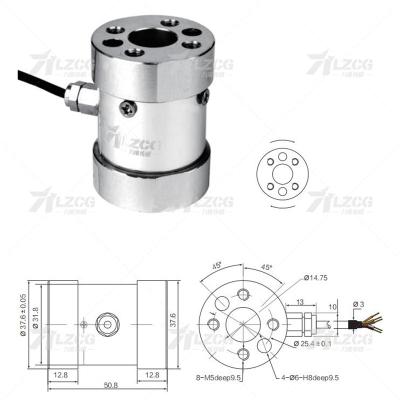 China Torque 0.1Nm 1Nm 5Nm 10Nm 100Nm Static Torque Transducer Aluminum Static Transducer Torque Transducer Engineering Torsional Force Measuring High Precision for sale