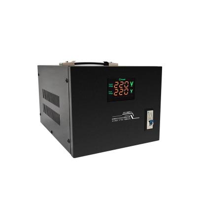 China Voltage Regulator Factory Direct Sales Servo Motor Controlled With LED Indicator 220V AC Stabilizer 3kva Automatic Voltage Regulator for sale