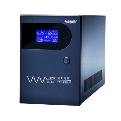 China Home Device Such As Computer China Fatory Single Phase 220V 1KVA 1000VA Router Wifi UPS Offline Home Uninterrupted Power Supply System for sale