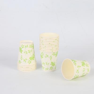 China Waterproof and Greaseproof/Mmicrowave safe Paper Coffee Cups 8Oz Wholesale Fine Quality Without Lid Printed Paper Cups For Hot Drinks for sale