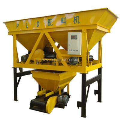 China Concrete Batching Concrete Batching Equipment PLD600 With Two Hoppers for sale