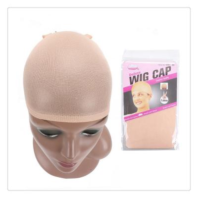 China High Quality Wig Caps For Making Wigs Stocking Nylon Mesh Stretch Wig Coating Cap Snood In 3 Colors Weaving Cap Blonde Wig Hood for sale