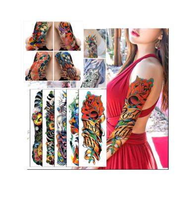 China ODM Extended Arm Temporary Waterproof Temporary Henna Tatoo Men Face Tattoo Sticker Design for sale