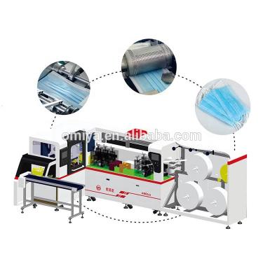 China Disposable Face Mask Making High Speed ​​High Quality Fully Automatic Flat Face Mask Making Machine for sale