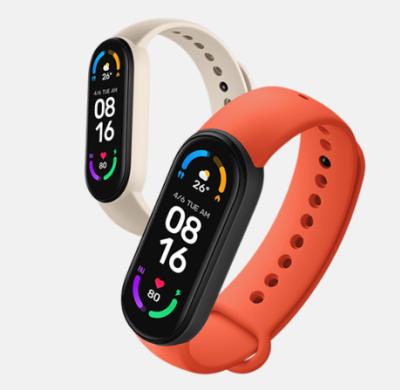 China MP3 Playback Xiaomi Band 6 Ho24urs Heart Rate Fitness Tacker Bracelet Color Smartwatch MI Band 6 reloj xioami MI Band 6 for sale