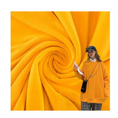 China Tear-Resistant Fleece 95%Polyester 5%Spandex Knitted Fabric Polyester French Terry Fabric 150D Hoodie Fabrics for sale