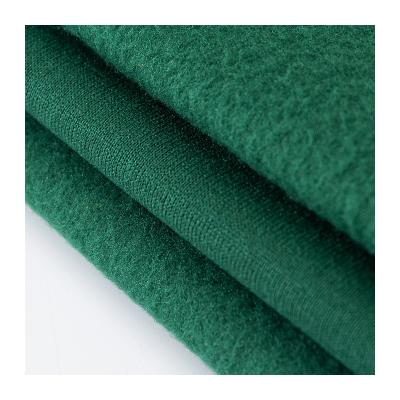 China Organic Stock Fabric190Gsm Polyester Fabric With Fleece Knitted Terry Fleece Fabric For Hoodies for sale