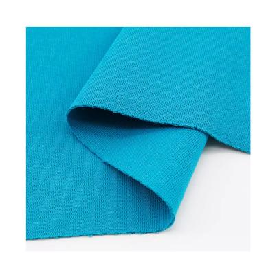 China Custom Spandex Fabric Cotton Cloth Double Faced Single Color Roll Cotton Fabric for sale