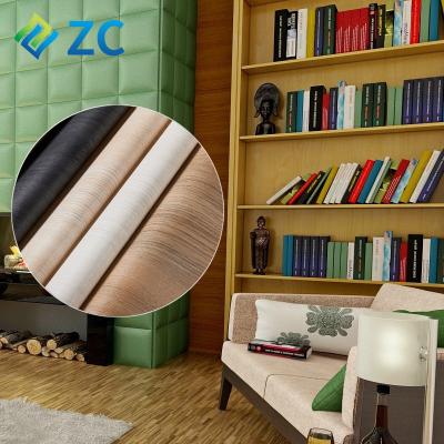 China ZHICAI Self Adhesive Wallpaper Roll Peel and Stick Removeable Wallpaper Traditional Wooden Design Contact Paper Decorative Films for sale