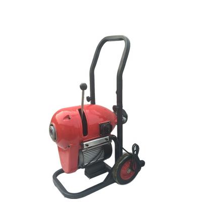 China Viable Hot Selling Red Profession Chinese Plumbing Pipe Drain Cleaner Machine 220v 50HZ 1500w for sale