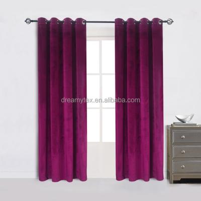 China Wholesale Blackout Blackout Velvet Curtain For Living Room Custom Curtains Drapes for sale