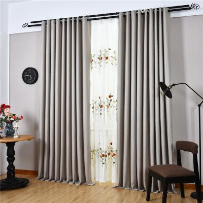 China Blackout fancy living room sets blackout curtain, European home accessories blackout curtain fabric for sale