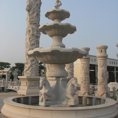 China China Cheapest Modern High Quality Outdoor Natural Fountain Supplies Factory Price Rusty Yellow Granite Stone Water Fountain for sale