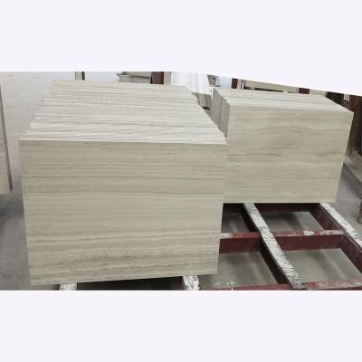 China China Serpegg Wall And Modern Natural Polished White Wood White Marble Tile for sale