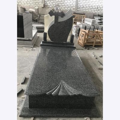 China Modern China Impala Headstone Monument Granite Cross Headstone Prices for sale