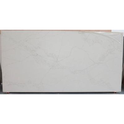 China Modern White Bianco Quartz Tile Artificial Quartz Stone Slab Flooring for sale