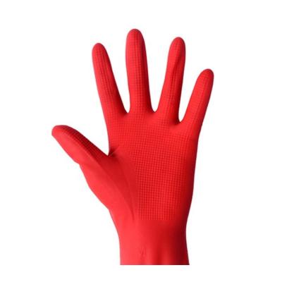 China Factory direct sale good hardness and pull resistance durable household latex gloves dishwashing cleaning glove for sale