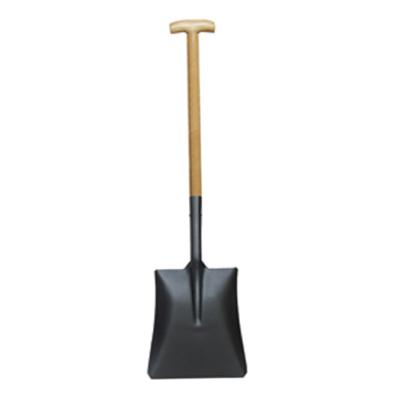 China Wholesale Wooden Agricultural Farm And Garden Plant Shovel Carbon Steel Garden Shovel Safe Handle for sale