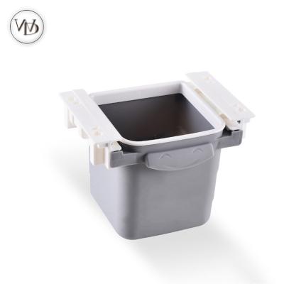 China New Viable Regular Multifunctional Plastic Trash Can Hidden Creative Supplies Telescopic Trash Can Small Trash Can Storage for sale