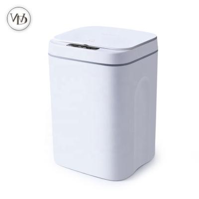 China Household Kitchen Induction Rubbish Bin Sensor Mini Indoor Plastic Trash Can Viable Smart Portable Electronic Automatic Waste Bin for sale