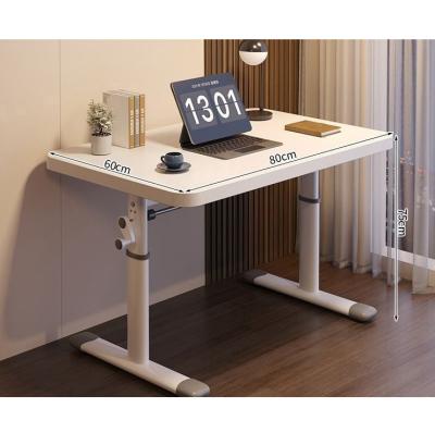 China Mail Packing Eco-Friendly Partical Board Desktop Home Office Workstation Sit Stand Table for sale