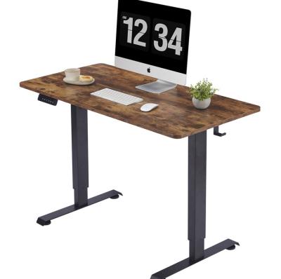 China Commercial Furniture Modern Single Motor Computer Desk for Home Office Working Table for sale