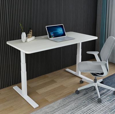 China Custom Mechanical Sit Standing Desk with Up/Down Operation Panel and Memory Setting for sale