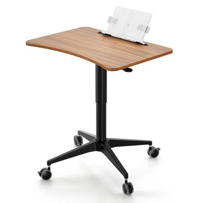 China Upgrade Your Study Space with this Modern Pneumatic Height Adjustable Wooden Table for sale