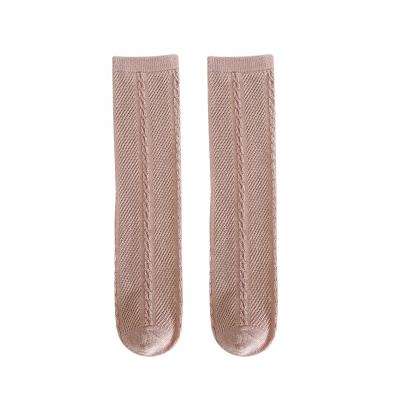 China New Fashion Children's Spring and Autumn Solid Color Mosquito Repellent Mesh Socks Baby Kids Breathable Socks for sale