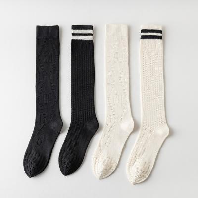 China Wholesale Sustainable Over - The Knee Knocks Out Breathable Sweat-Absorption Four Seasons High Pure Cotton Women's Socks All-Match for sale