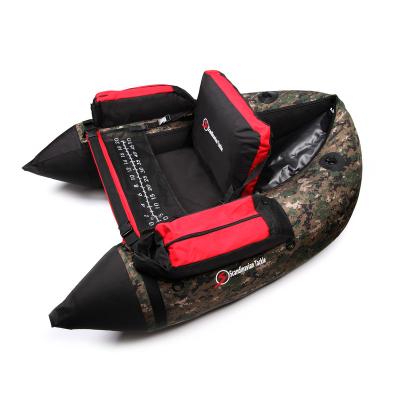 China PVC 420D Cordura Nylon Float Tube Belly Fishing Boat, PVC Membrane With Taped Seams 96cm x 132cm for sale