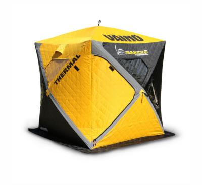 China Vaino Extended Type Bunker Ice Thermal Shelter With Excellent Qualities For 3 Person Ice Fishing Tent for sale