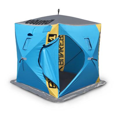 China Extended Type Ice Fishing Single Person Tent 180 X 180 X 200cm 300D Polyester for sale