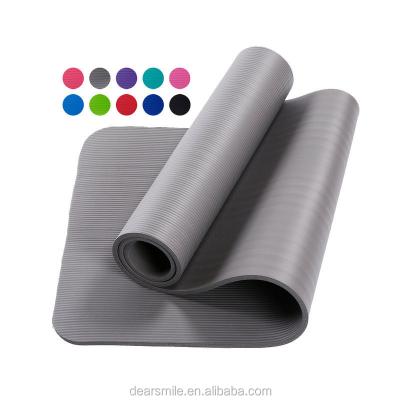 China Eco-Friendly Hot Custom Exercise Mat Extra Thick High Density Non-Slip Logo Non-Slip Eco NBR Sale Eco NBR Extra Thick Yoga Mat Eco-Friendly PVC Eco-Friendly for sale