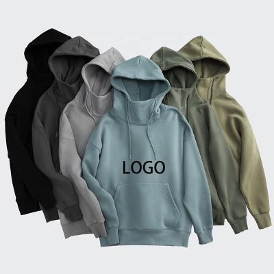 China Wholesale High Quality Plain Cotton Anti-Wrinkle Collar Anti-wrinkle Hooded Men's Heavy Sweatshirts 100% OEM Unisex White Hoodies for sale