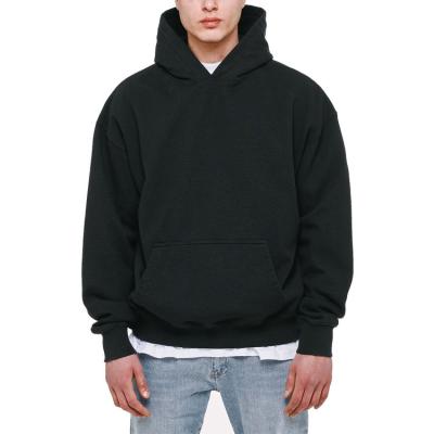 China high quality 400gsm anti-wrinkle terry oversized french pullover hoodie luxury heavyweight no string 400gsm hoodie for sale