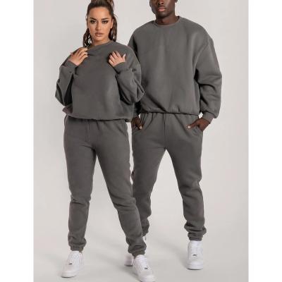 China Breathable crewneck tracksuit set jogging tracksuits sports set, blank sweatsuits wholesalers, men joggers sets training wear for sale