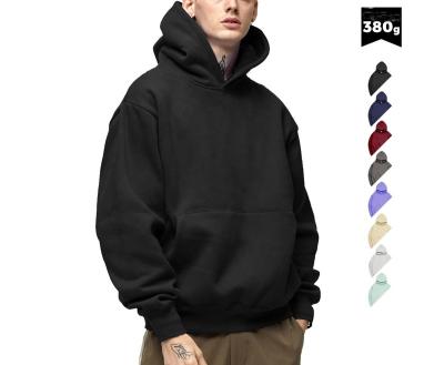 China Anti-wrinkle OEM oversize pull over hoodie no string color men heavy cotton fleece unisex style hoodie good quality essential hoodies for sale