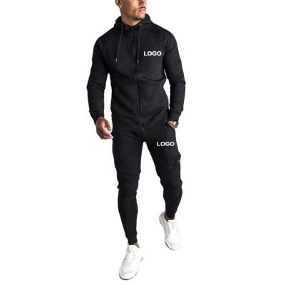 China Latest men's tracksuits fashion high quality breathable sports sweatsuit 2 piece men s sets sweat suits bulk custom logo for sale