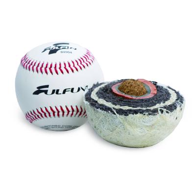 China Leather 9 Inch 5oz Genuine Cowhide Leather Baseball For League Used Baseballs Bulk Baseballs for sale