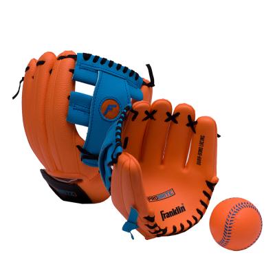 China High Quality Kid Fulfun Kids Baseball Pu Leather Glove Baseball For Kids 5 Colors for sale