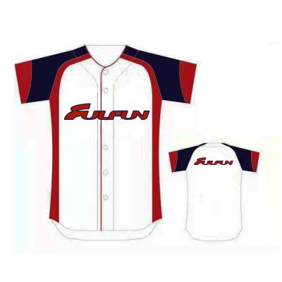 China High Quality Custom Made Baseball Jersey Sets OEM Baseball Clothes Service Simple Baseball Shirts Accessories for sale