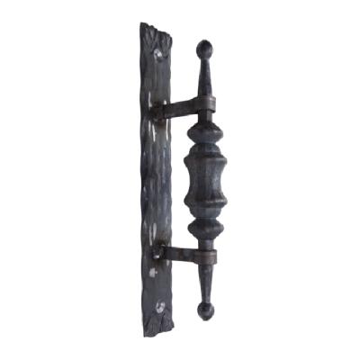 China Customized Easily Assembled Wrought Iron Fence Panels Metal Handle Rivets For Decoration Of Wrought Iron Lock Plate for sale