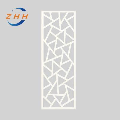 China Art Deco Decorative Carved Facade Panel Aluminum Laser Cut Metal Outdoor Screen for sale