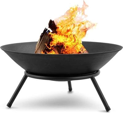 China Stocked Garden Fire bowl and fire basket with tripod, suitable for outdoor fireplace patio for sale