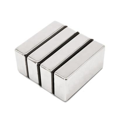 China N52 industrial magnet ndfeb block magnet industrial super strong permanent magnet rare earth neodymium rectangular magnet for sale