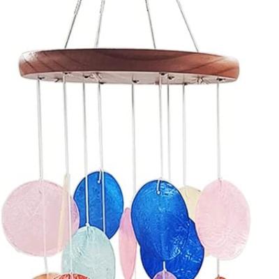 China Japan TaiLai Shell Outdoor Wind Chimes Memorial Handmade Chimes Unique Hanging Wind Chimes Memorial Unique Gifts for Mom Sea Shell for sale