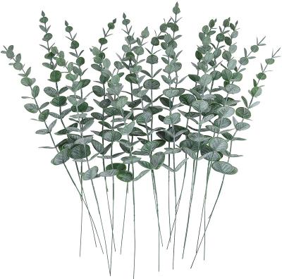 China Festival Decoration Tailai 24pcs Eucalyptus Stems Decor Artificial Eucalyptus Leaves Branches Faux Flower Flower Arrangement Artificial Plants for sale