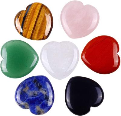 China Europe 7 Chakra Heart Shaped Stones 1